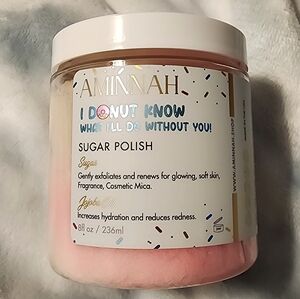 Ltd Ed AMINNAH Donut nourishing Sugar Polish exfoliant - NEW!